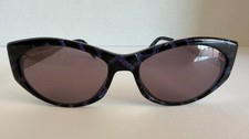 Paloma Picasso 8803 823 Blue Marbled Sunglasses Gradient Lenses Italy