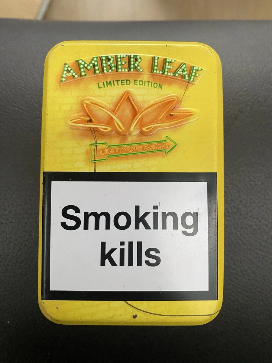 amber leaf tobacco tin limited edition Tobacco Leaf in Collectable Tobacco Tins for sale