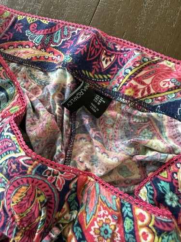Cynthia Rowley Paisley Floral Design PJ Bottoms Medium - Picture 3 of 4