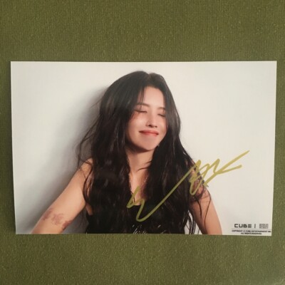 G)I-DLE GIDLE Jeon So-yeon Autographed Signed Photo K-POP