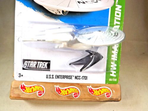 2013 Hot Wheels #60 HW Imagination-Star Trek U.S.S. ENTERPRISE NCC-1701 wo/Fire - Picture 2 of 5