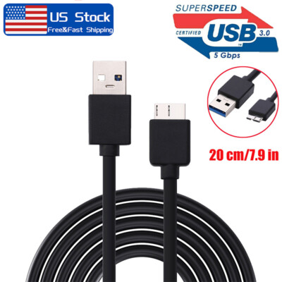 USB 3.0 Cord Cable For Seagate Backup Plus Slim Portable External Hard Drive HDD