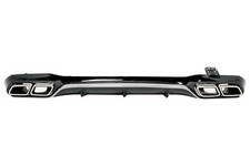 Sto&szlig;f&auml;nger Diffusor Chrom Endrohre f&uuml;r Mercedes E W213 Sport Line 16-19 E63 L