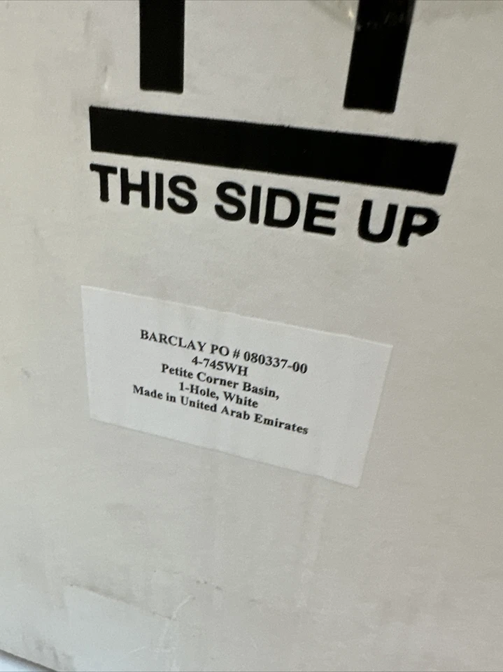 Lavabo esquinero Barclay Petite 4-745WH Foto 4 de 4