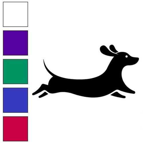 Dackel Hund Wiener Hund, Vinyl Aufkleber Sticker, mehrere Farben & Größen #6573 - Bild 1 von 21