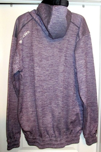 Baltimore Ravens Purple Majestic NFL Pullover Hoodie Men's Size XLT - Picture 3 of 10