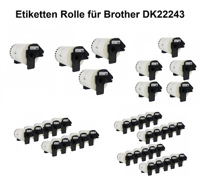 Etiketten für Brother DK-22243 102mm x 30,4m QL1100 QL1100NWB QL1110 QL1110NWB