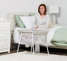 Regalo Baby Basics Infant Bassinet, Gray, Portable and Collapsible, Grey