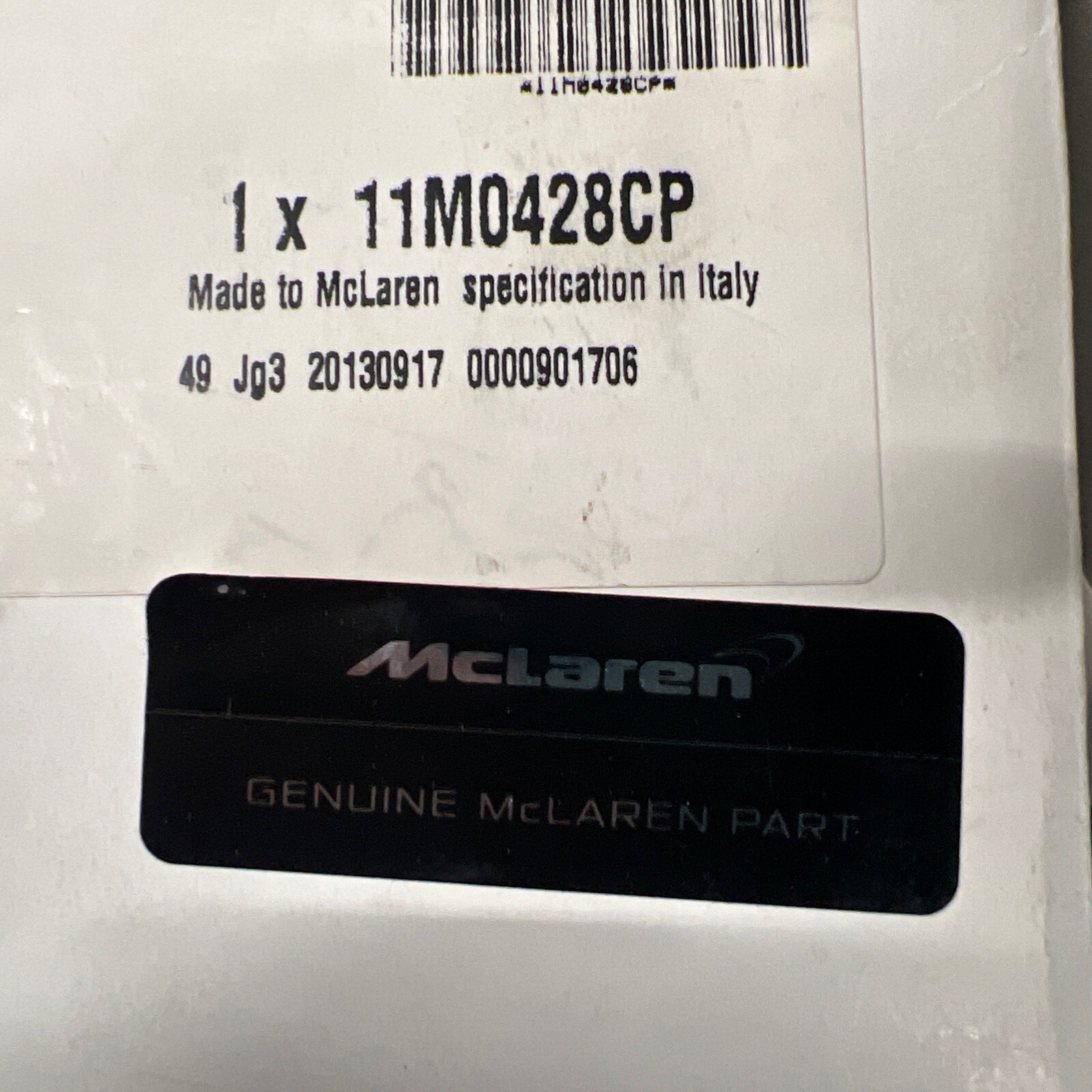 MCLAREN High Horn Assembly Part Number  1211M0428CP For McLaren