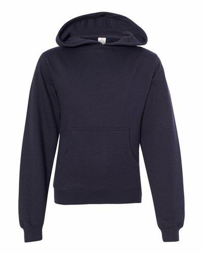 Independent Trading Co. Youth Midweight Long Sleeves Hooded Sweatshirt - SS4001Y - Picture 12 of 16