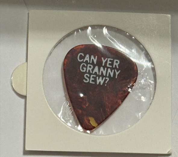 VINTAGE IRON MAIDEN DAVE MURRAY SIGNATURE TOUR GUITAR PICK RARE
