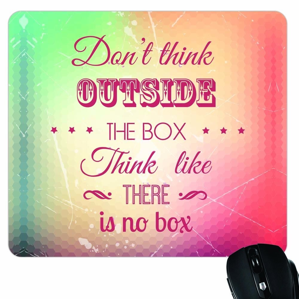 Custom Motivational Quote Mouse Pad - Non-Slip Rubberized Design