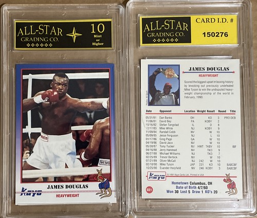 JAMES BUSTER DOUGLAS 1991 KAYO #31 RC ROOKIE CHAMPION ASG 10 #G - 第 1/1 張圖片