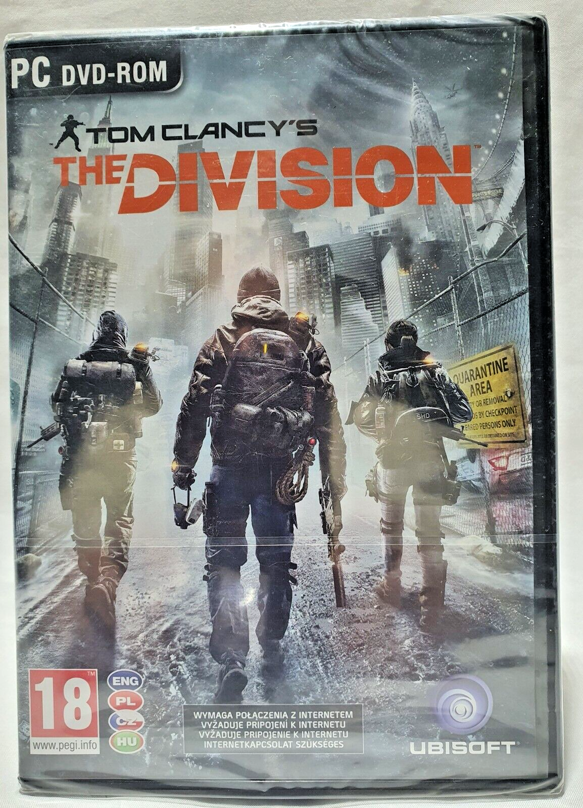 Tom Clancy's the Division PC DVD-ROM NEW Factory Sealed