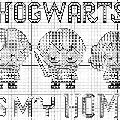  Harry Potter Cross Stitch Kits