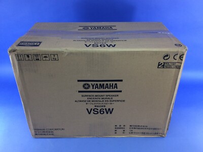 Yamaha VS6W 2-Way Inch Surface Mount Speaker, White NEW