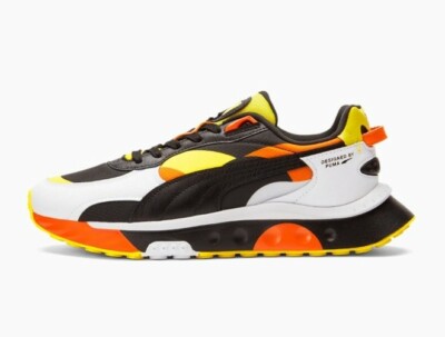 Puma Wild Rider 59TH ST 382988 01 Men's running shoes Orange White