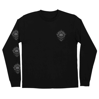 Creature Skateboards Bonehead Flame Long Sleeve Shirt