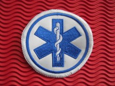 Star of Life Rettungsdienst Stickemblem Patch Abzeichen Aufn&auml;her