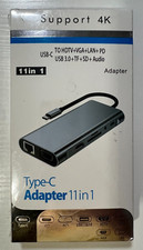 11 In 1 TYPE-C Adapter - NEW