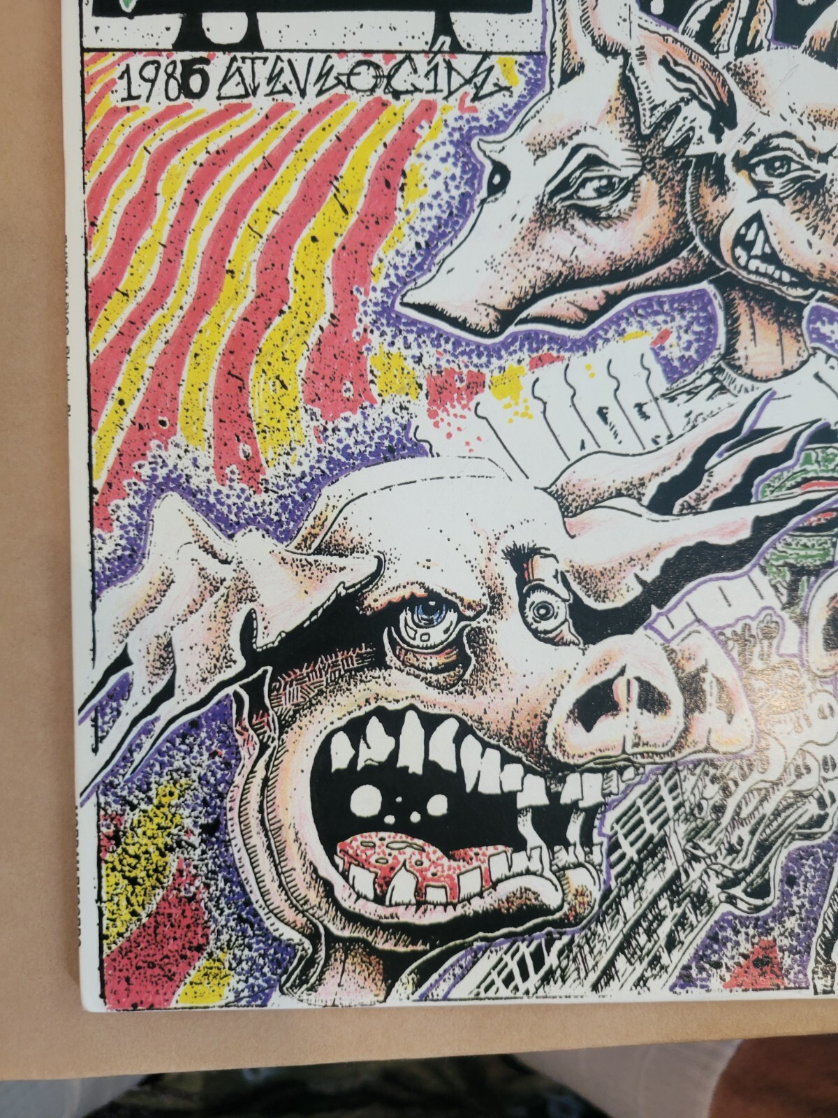 Rhythm Pigs orginal records +poster mdc rkl clown alley black flag verbal abuse