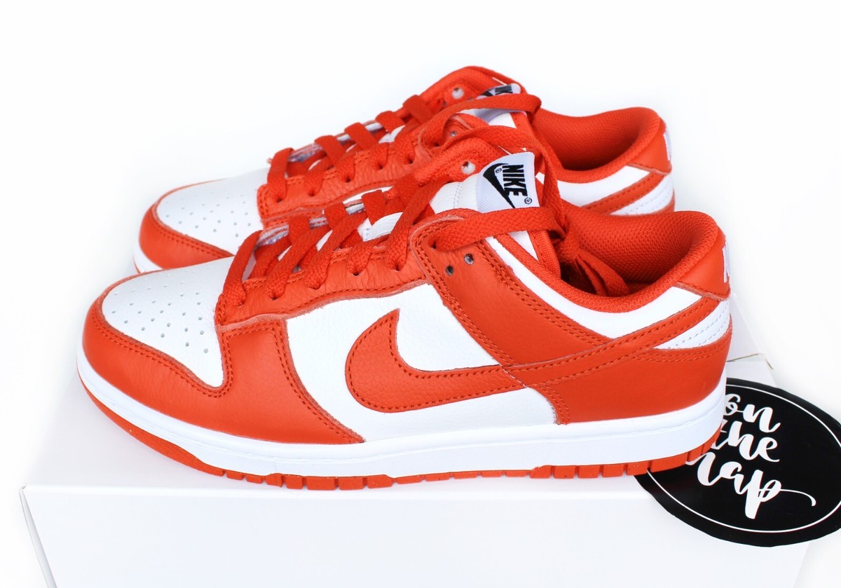 Nike Dunk By You Low Retro W Syracuse Orange Blaze White UK Nike Dunk By You Low Retro W Syracuse Orange Blaze White UK
