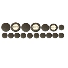 Instrument Clinic Black Kangaroo Leather Clarinet Pads, Assembled in USA!