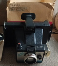 Polaroid Super Shooter Land Camera with Box 1970s Untested Vintage