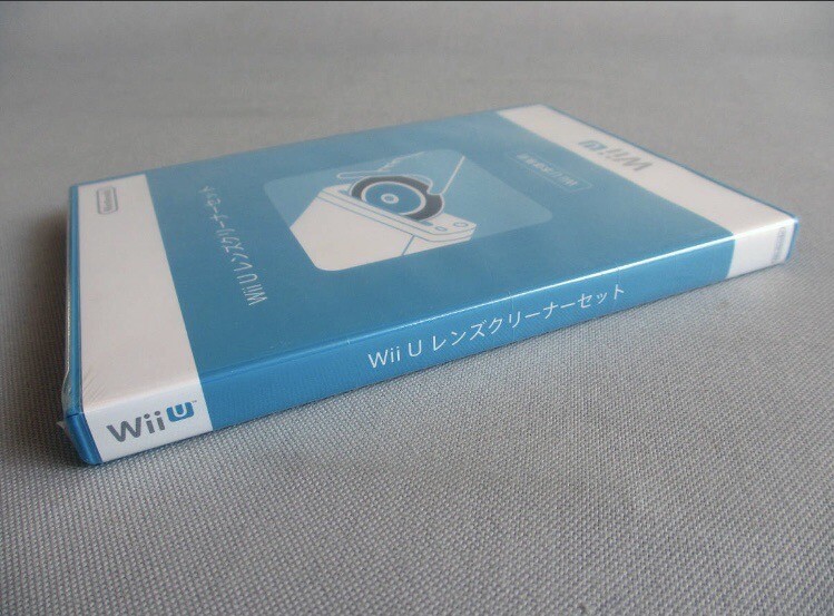 Nintendo WiiU Lens Cleaner Set Kit Official NTSC New From Japan Very