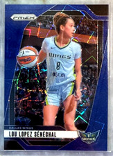 Lou Lopez Senechal 2024 Panini Prizm WNBA Blue Velocity Prizm-#121  Dallas Wings