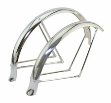 ORIGINAL 26 FLARED ADJUSTABLE MIDDLEWEIGHT FENDER SET CHROME.