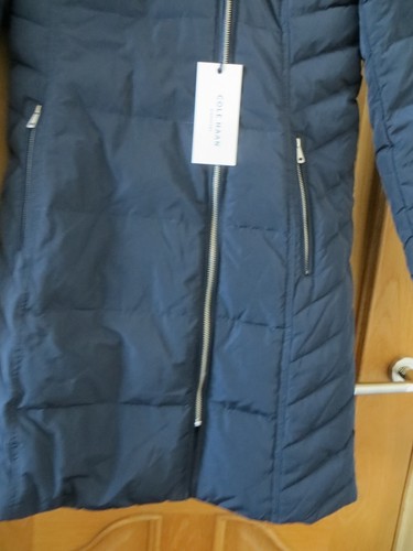 BNWT LADIES SIZE S ¾ LENGTH PADDED & HOODED JACKET/COAT BY COLE HAAN - Picture 5 of 9