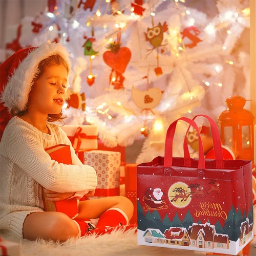 8/12PCS Large Christmas Gift Bags 8/12 Pack Large Gift B`qi eBay
