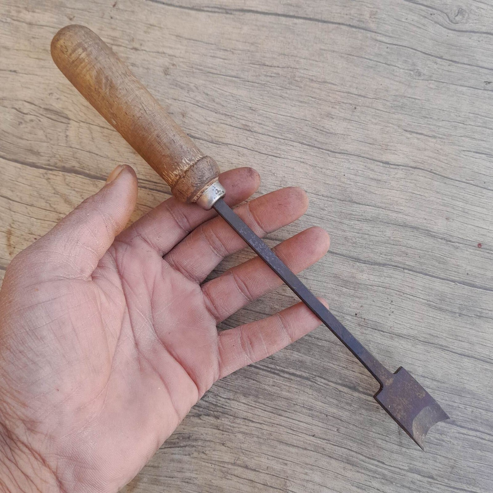 Antq steel carpentry timber woodworking tool framing gouges wood work ...