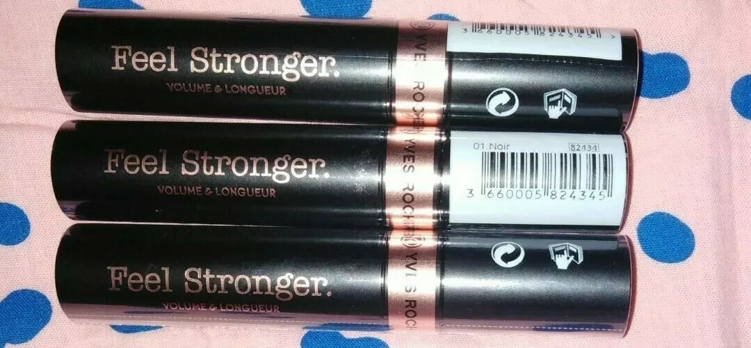 Mascara Feel Stronger Yves Rocher volume et longueur lot de 3 flacons de 10ml