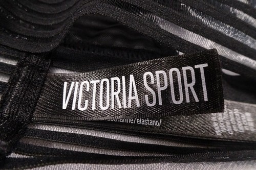 Sujetador deportivo Victoria's Secret/"Victoria Sport" azul y negro talla pequeña usado - Imagen 11 de 12