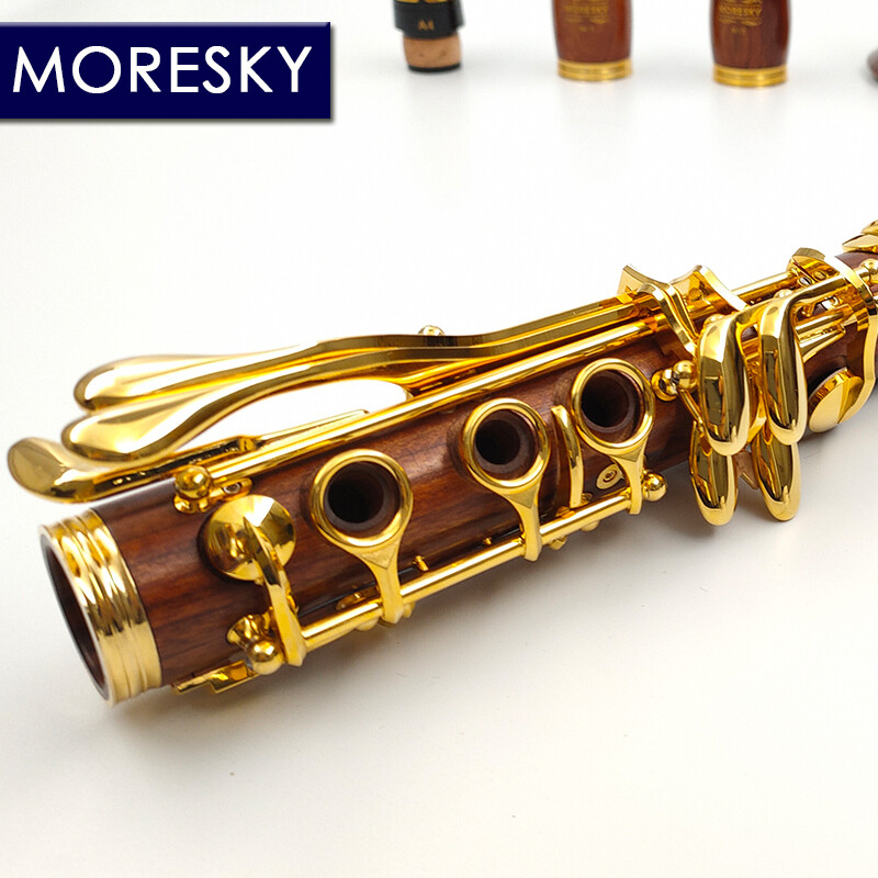 MORESKY Red Wood Professional Rosewood Bb Goldplated keys M15 eBay