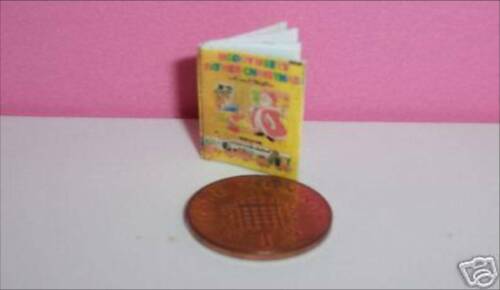 1/12 Scale Noddy Book with Illustrated Pages Dollhouse miniature display * - Photo 1/2