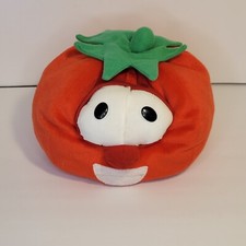 Veggie Tales Bob the Tomato Big Idea C.R. Gibson Plush Stuffed Beanbag toy 7"x9"