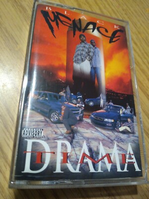 BLACK MENACE -DRAMA TIME---NEW ORLEANS RAP Cassette Tested