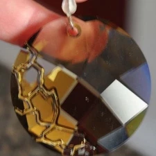 SCS 2010 SWAROVSKI CRYSTAL BrownWINDOW ORNAMENT/SUN CATCHER -A 9100 NA 000 156