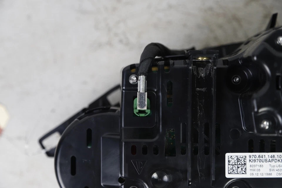 Painel de instrumentos velocímetro 2013 Porsche Panamera 970 medidor de cluster fabricante de equipamento original 78k - Imagem 4 de 4