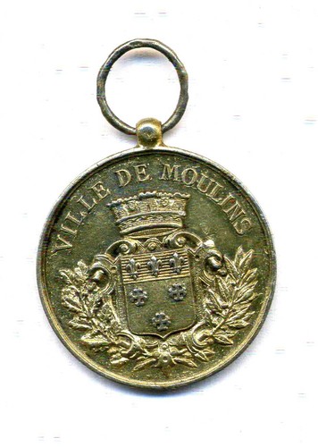 Médaille Ville De Moulins Reconnaissante En Bronze Avec écrin - XXème