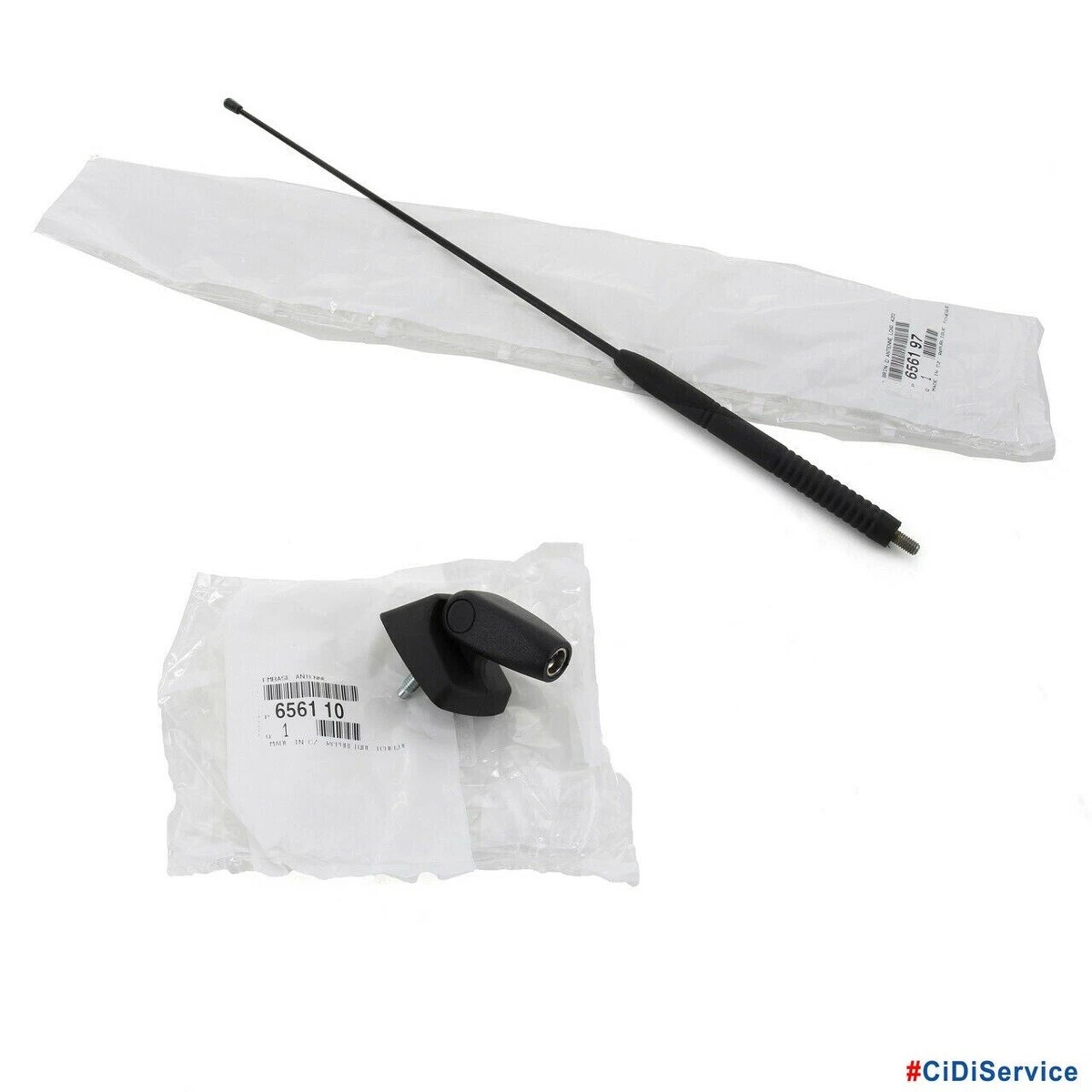 Antenne De Toit Noire 40cm Pour Peugeot Expert - RPS, Référence 708344, Neuve