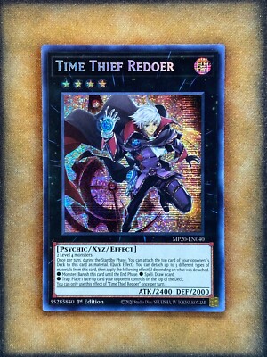 Yugioh Time Thief Redoer MP20-EN040 Secret Rare 1st Ed NM | eBay