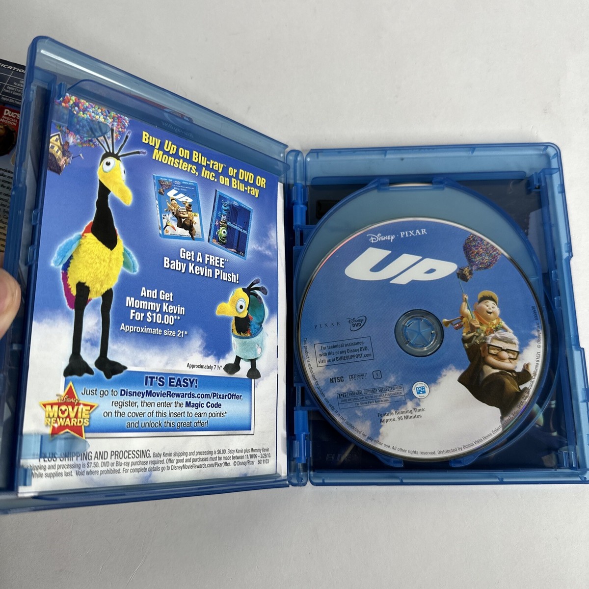 ディズニー　DVD Blu-ray 海外版 Up (Bluray + DVD, 2009) Walt Disney Pixar 4-Disc Set W