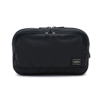 Yoshida BAG PORTER FLASH WAIST BODY BAG Black 689-05942 MADE IN
