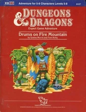X8 DRUMS ON FIRE MOUNTAIN EXC! Vintage D&D Module TSR Dungeons Dragons Adventure