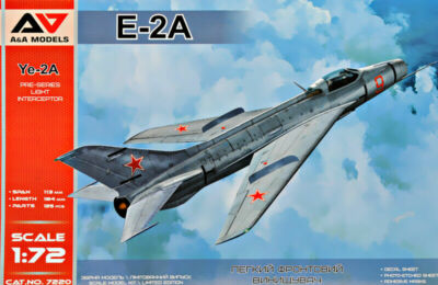 A&A Models 7220 Ye-2A Pre-series Light Interceptor, 1/72 scale plastic model kit