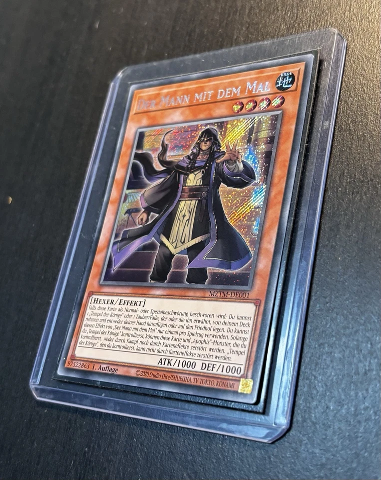 Yu-Gi-Oh! Der Mann Mit Dem Mal MZTM Secret Rare Near Mint 1st - Bild 2 von 4